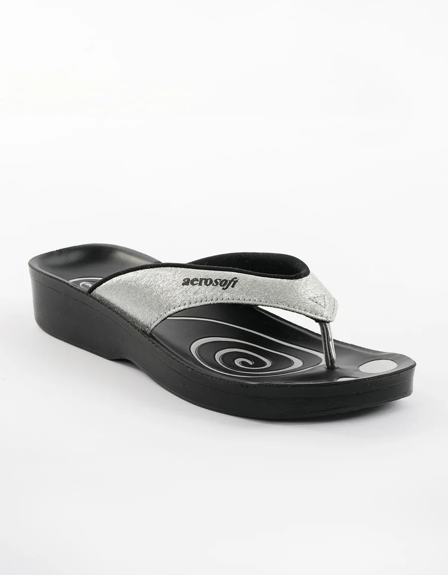 Ladies slipper (LA0825) Picture Change Silvery Grey