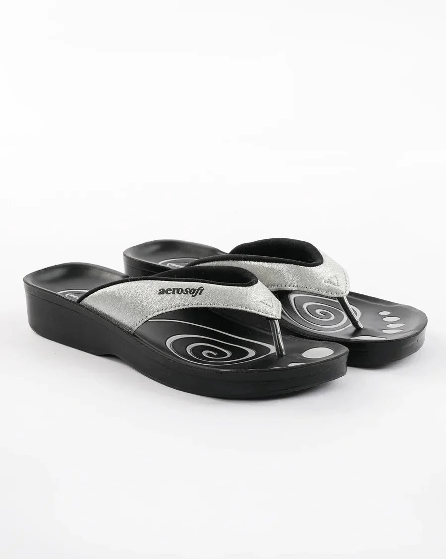 Ladies slipper (LA0825) Picture Change Silvery Grey