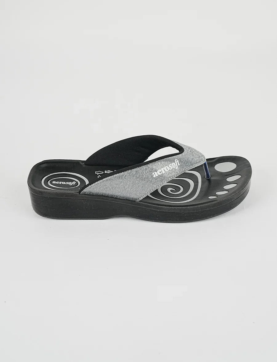 Ladies slipper (LA0825) Picture Change Silvery Grey