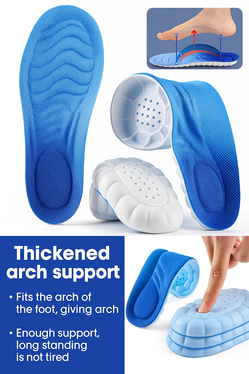 Stepinshoo MD Insole For Feet Comfort