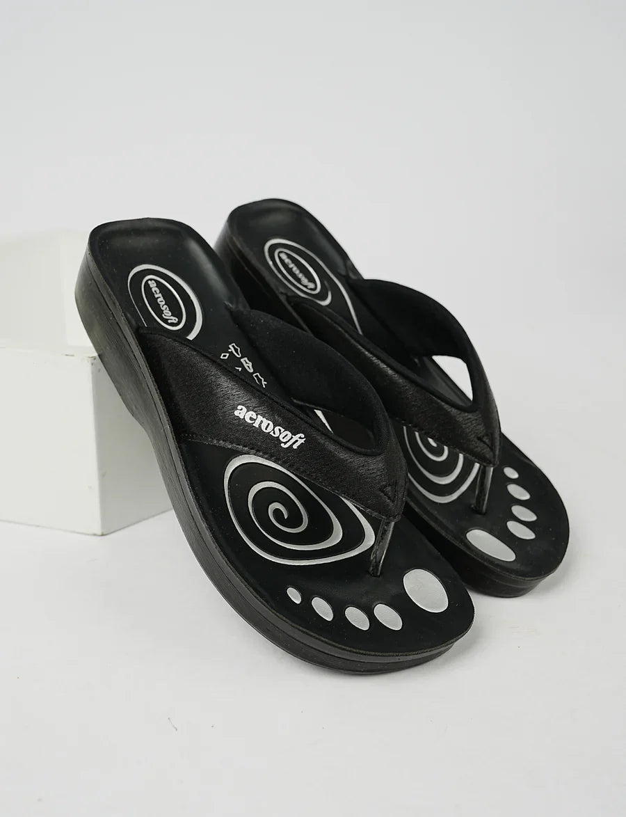 Ladies slipper (LA0825) Picture Change Silvery Grey
